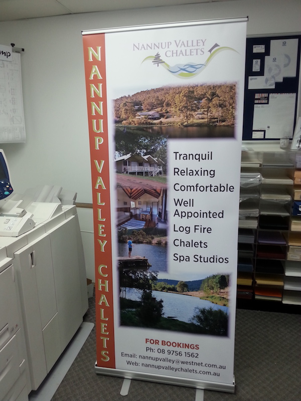 Pull up Banner Nannup Valley